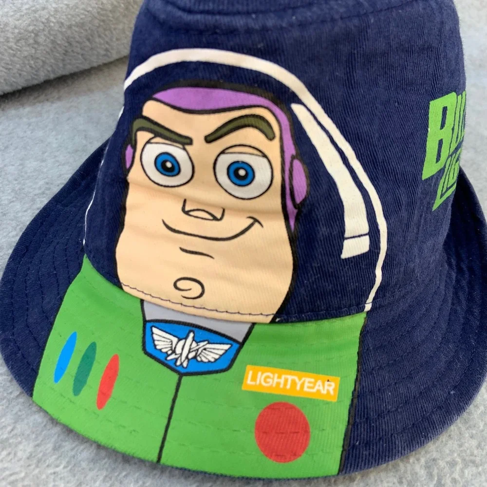Buzz Lightyear Space Ranger Toddler Navy Disney Toy Story Fedora Bucket Hat